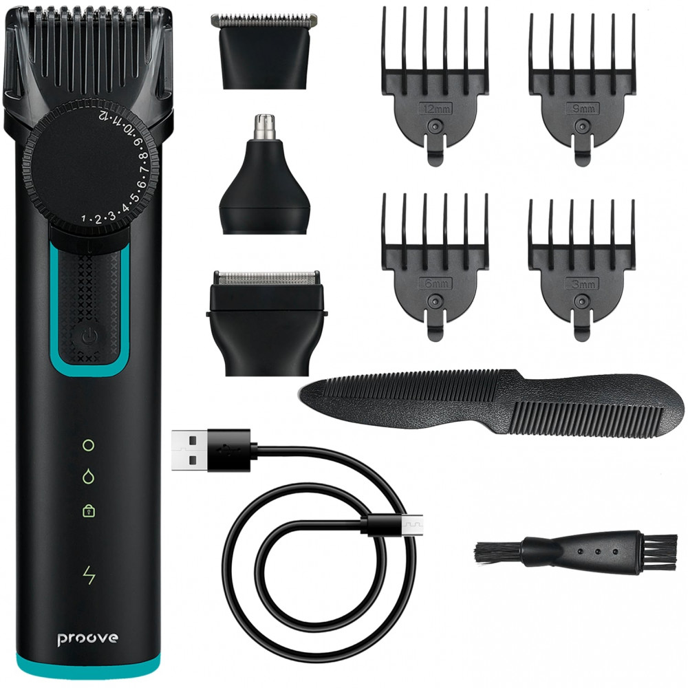 Универсальный триммер Proove Dorian 5in1 black на картинке №1