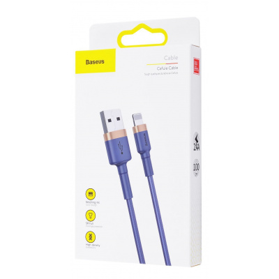 Купить Кабель Baseus Cafule Lightning 2.4A (1m) 18029 - Ncase