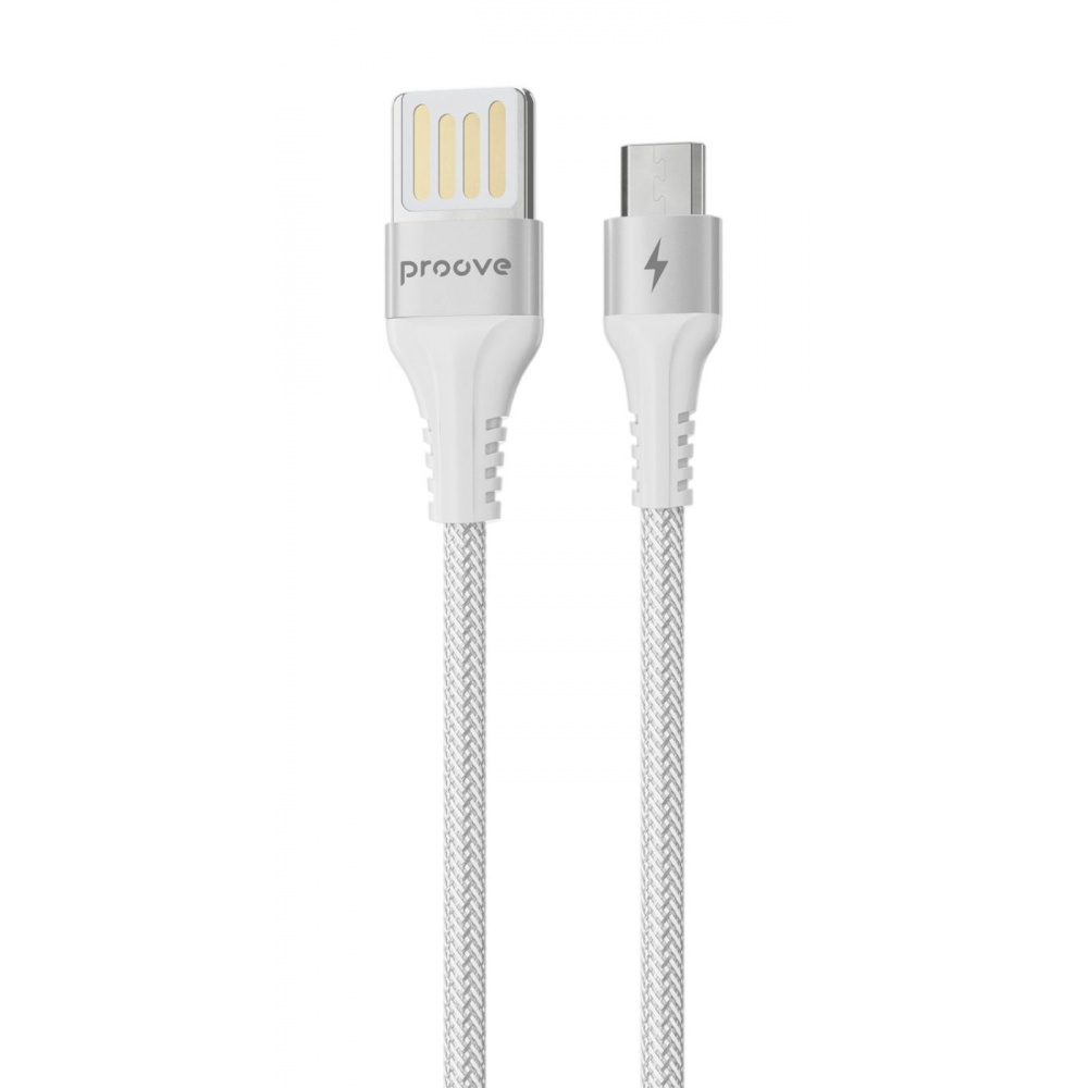 Кабель Proove Double Way Weft Micro USB 2.4A (1m) — Придбати в Україні