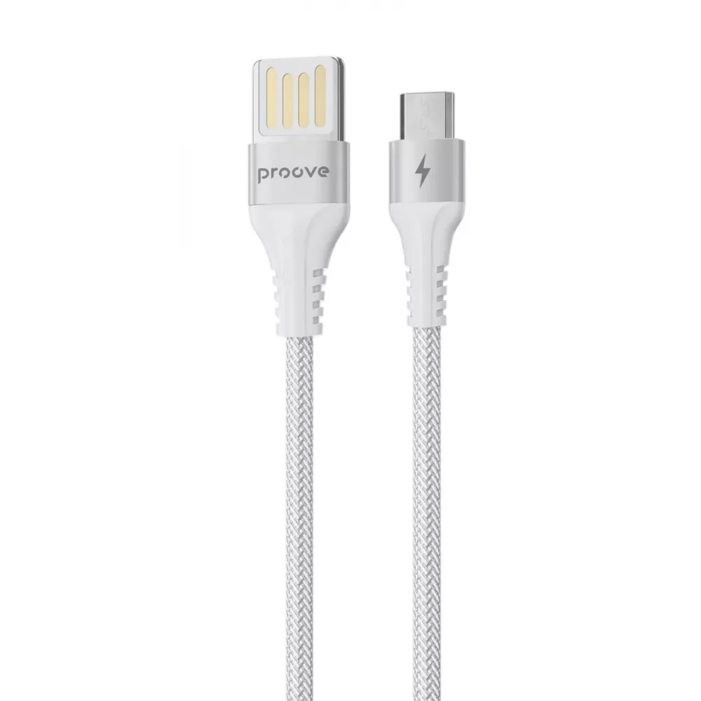 Кабель Proove Double Way Weft USB to  Micro USB 2.4A (1m) — Придбати в Україні