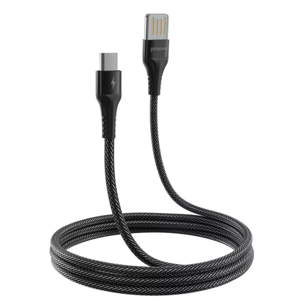 Кабель Proove Double Way Weft USB to  Micro USB 2.4A (1m) — Придбати в Україні - фото 5