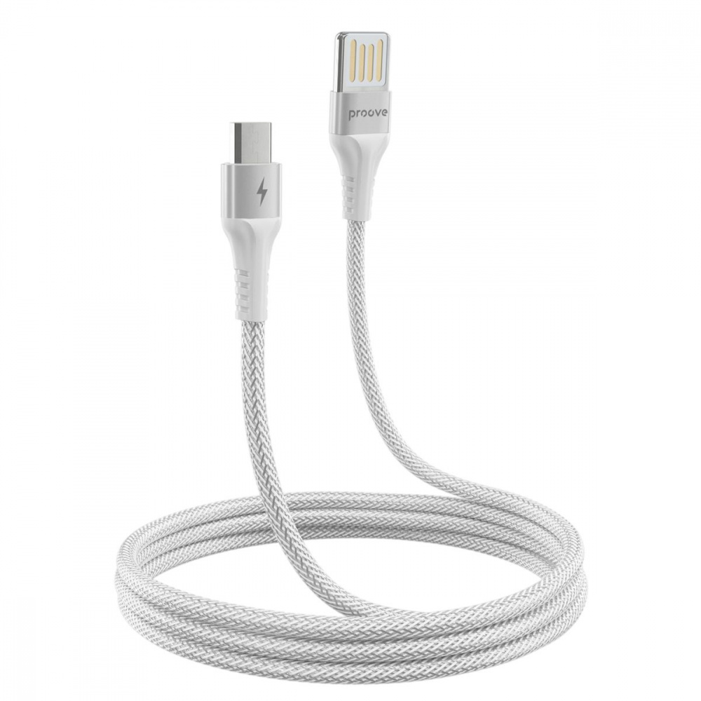 Кабель Proove Double Way Weft Micro USB 2.4A (1m) — Придбати в Україні - фото 6