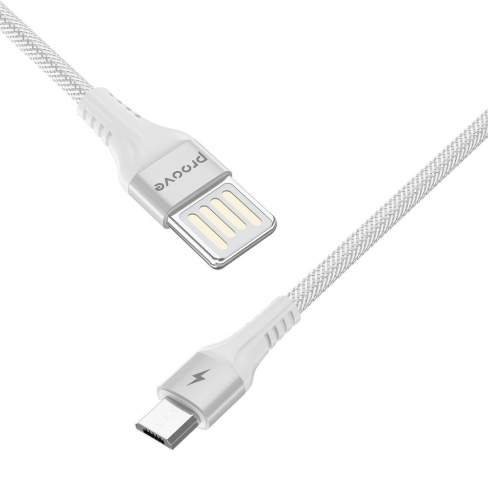 Кабель Proove Double Way Weft USB to  Micro USB 2.4A (1m) — Придбати в Україні - фото 2