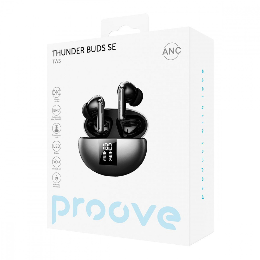 Бездротові навушники Proove Thunder Buds SE TWS with ANC (APP) — Придбати в Україні - фото 4