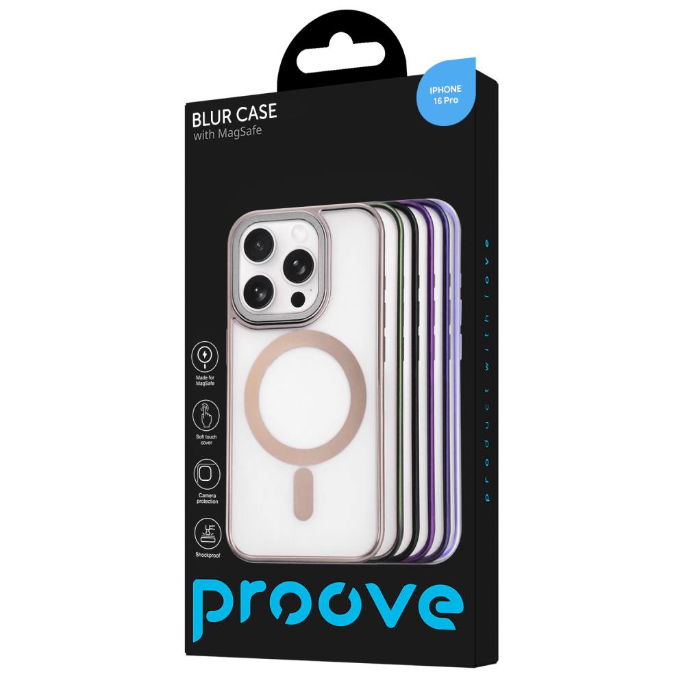 Чехол Proove Blur Case with Magnetic Ring iPhone 16 Pro - фото 1