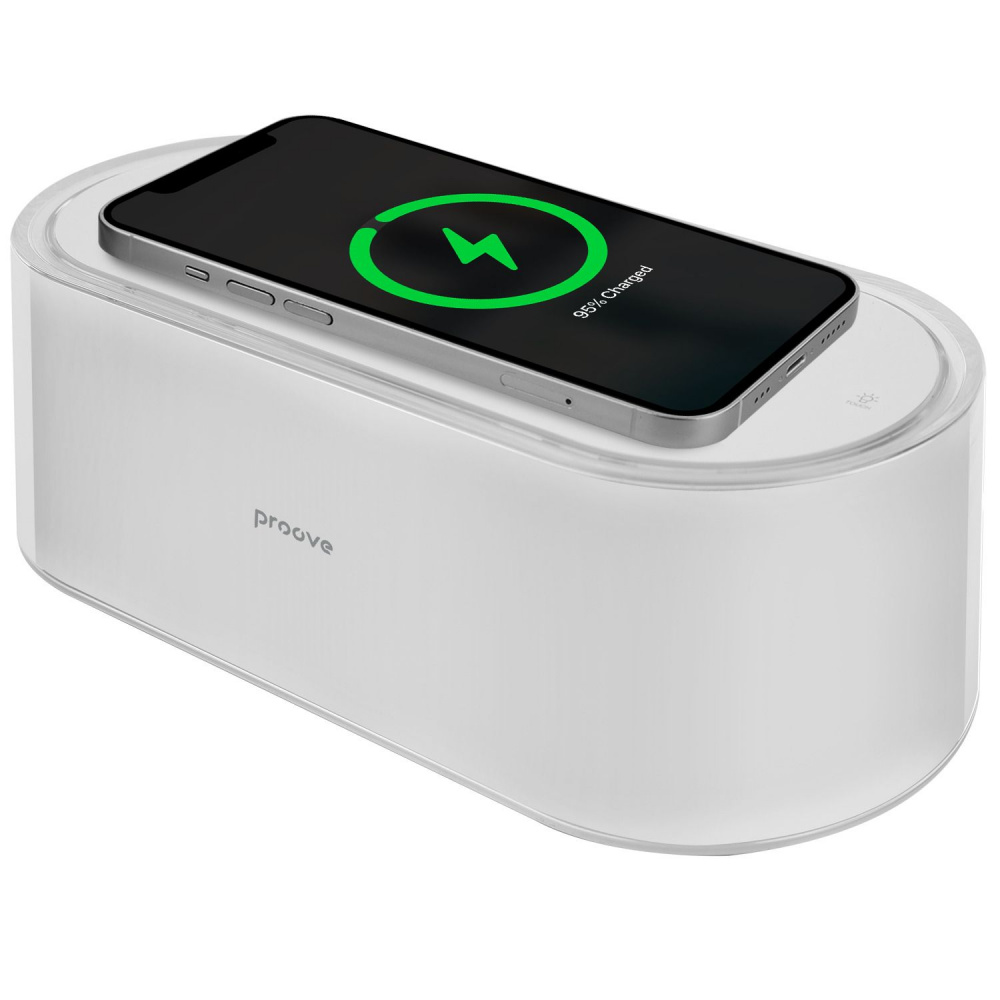 Нічник з Бездротовою Зарядкою Proove Multicolor Glow 1200mAh — Придбати в Україні - фото 9