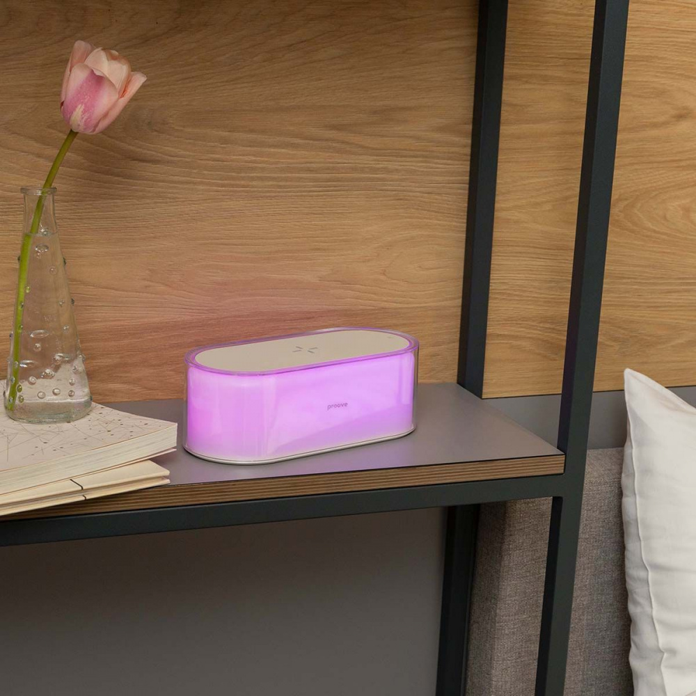 Нічник з Бездротовою Зарядкою Proove Multicolor Glow 1200mAh — Придбати в Україні - фото 12