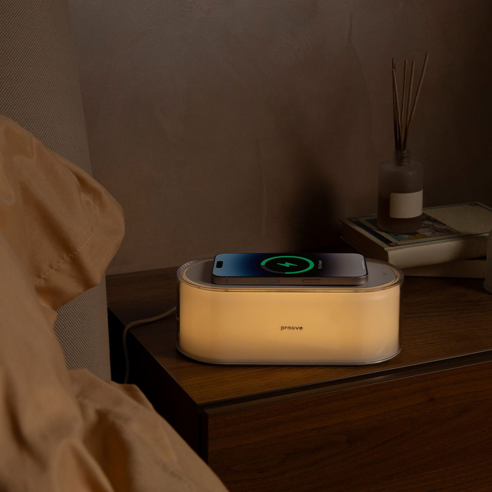 Нічник з Бездротовою Зарядкою Proove Glow 1200mAh — Придбати в Україні - фото 16