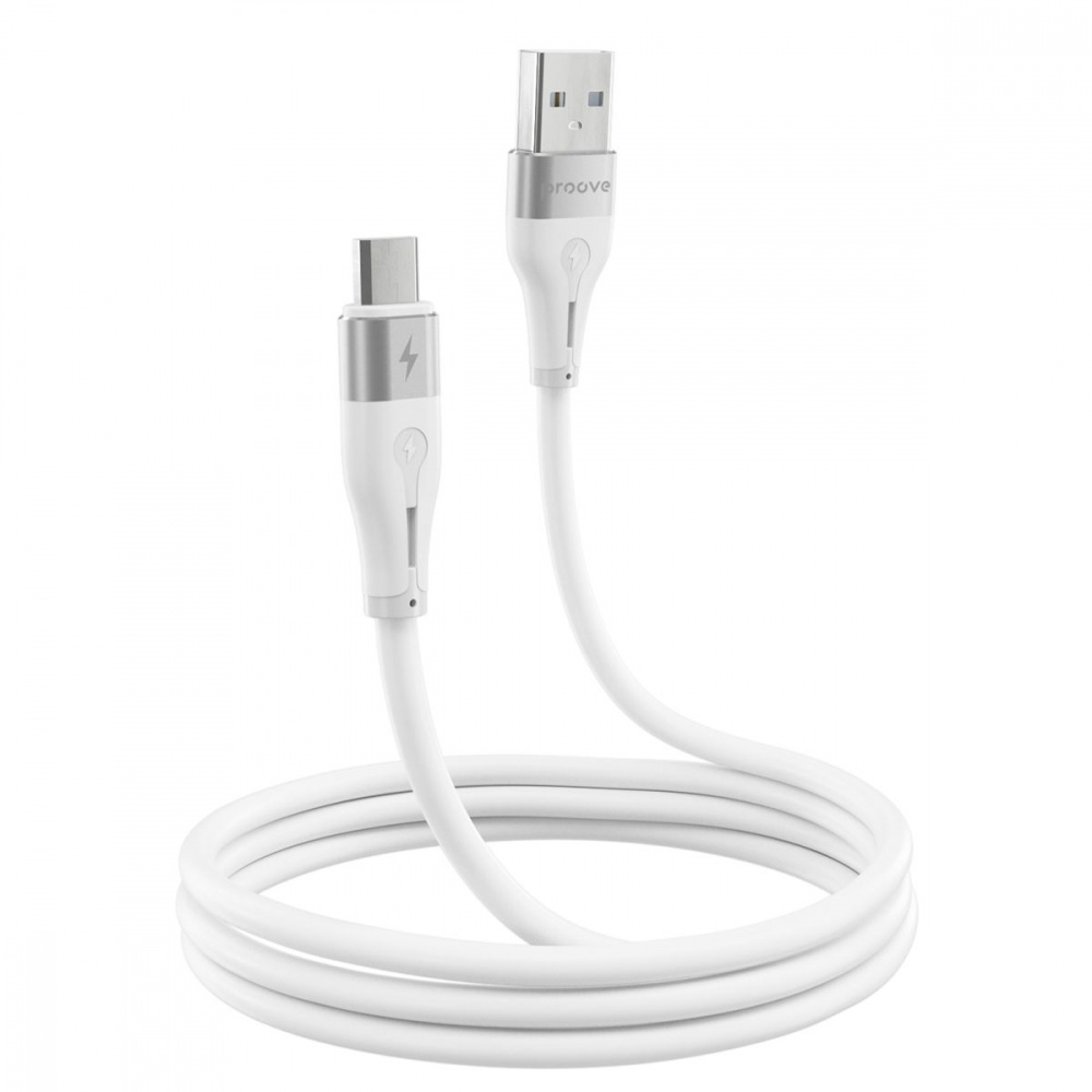 Кабель Proove Soft Silicone USB to Micro USB 2.4A (1m) — Придбати в Україні - фото 2