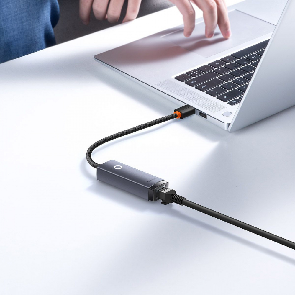 Перехідник Baseus Lite Series Ethernet 100Mbps (USB to RJ45) — Придбати в Україні - фото 2