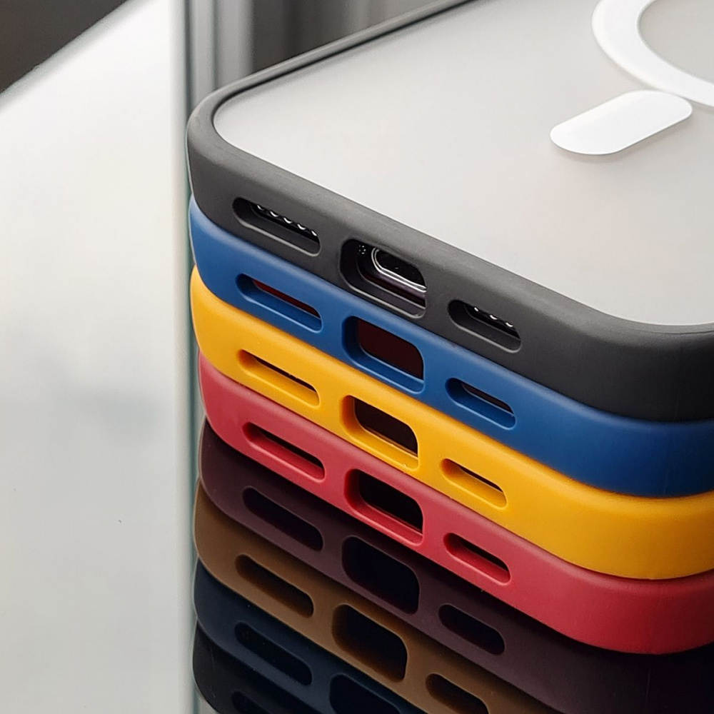 Чехол Shadow Matte Case with Magnet (PC+TPU) iPhone 12 mini - фото 3