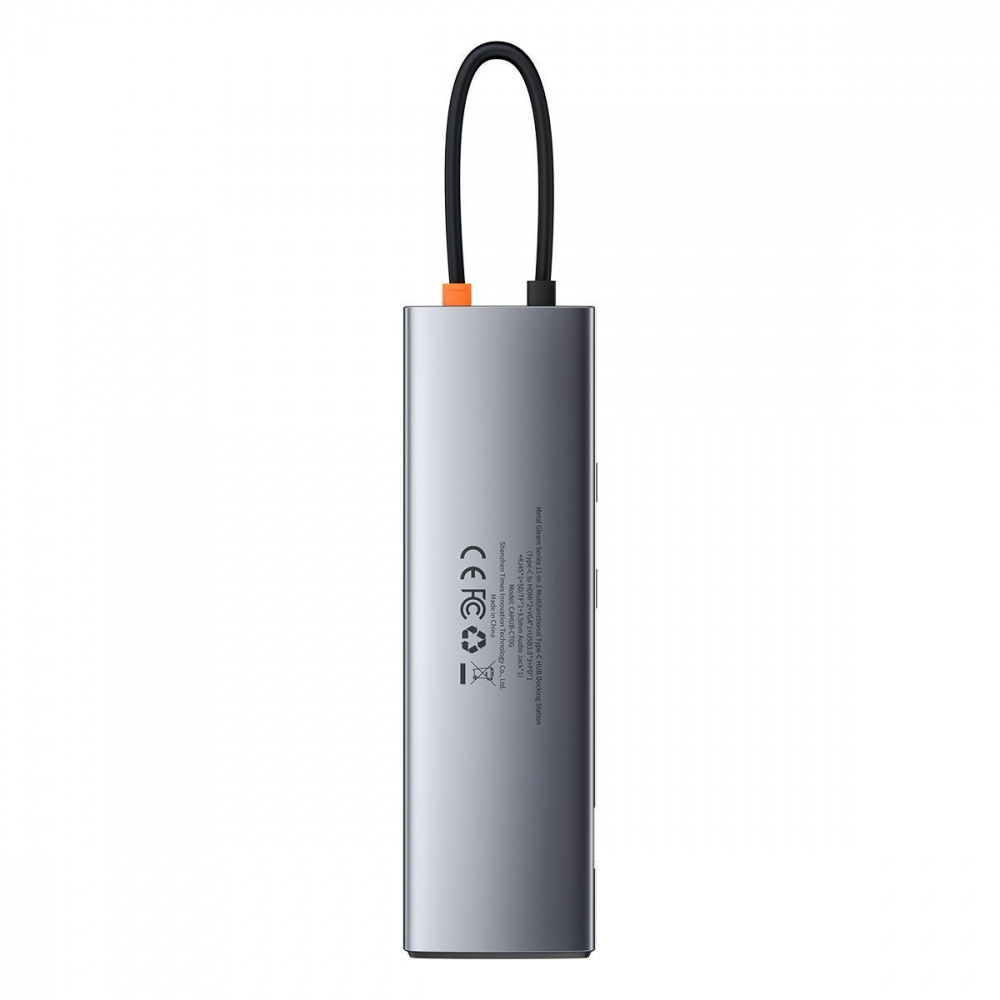 USB-Хаб Baseus Metal Gleam Series 11-in-1 (3xUSB3.0+2x4K HD+Type-C+TF+SD+Type-C PD+VGA+3.5mm+RJ45) - фото 5