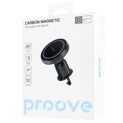Купить Автодержатель Proove Carbon Magnetic Air Outlet Car Mount 48403 - Ncase