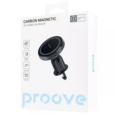 Автомобільний тримач Proove Carbon Magnetic Air Outlet Car Mount — Придбати в Україні