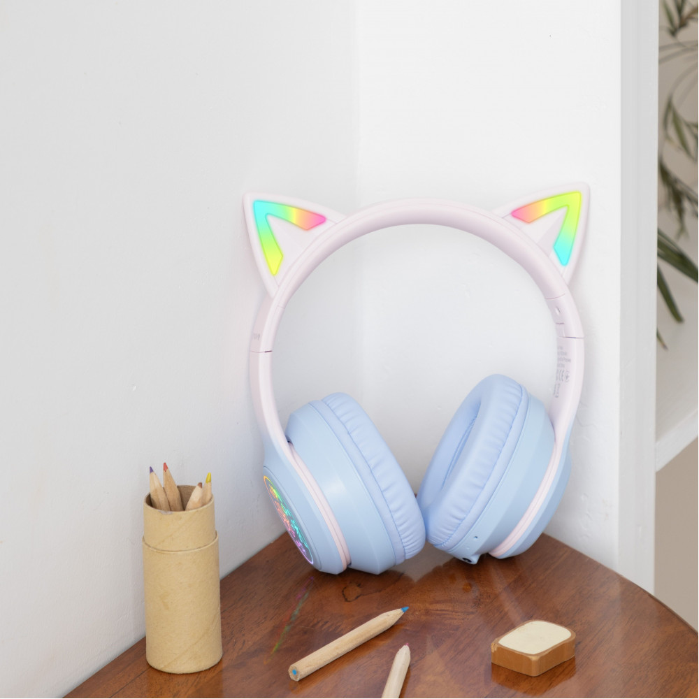 Бездротові навушники Proove Kids Neko (APP) white/pink (HPNK0001AP25) Білий/Рожевий на малюнкі №15