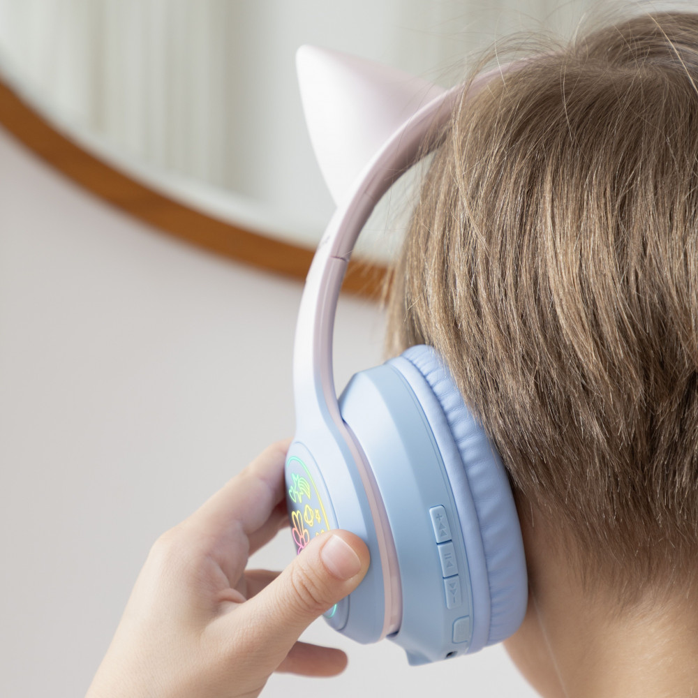 Бездротові навушники Proove Kids Neko (APP) white/pink (HPNK0001AP25) Білий/Рожевий на малюнкі №18