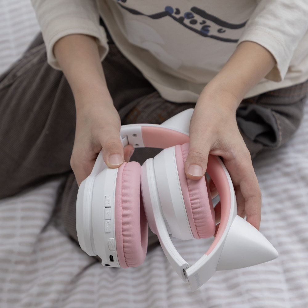 Бездротові навушники Proove Kids Neko (APP) white/pink (HPNK0001AP25) Білий/Рожевий на малюнкі №19