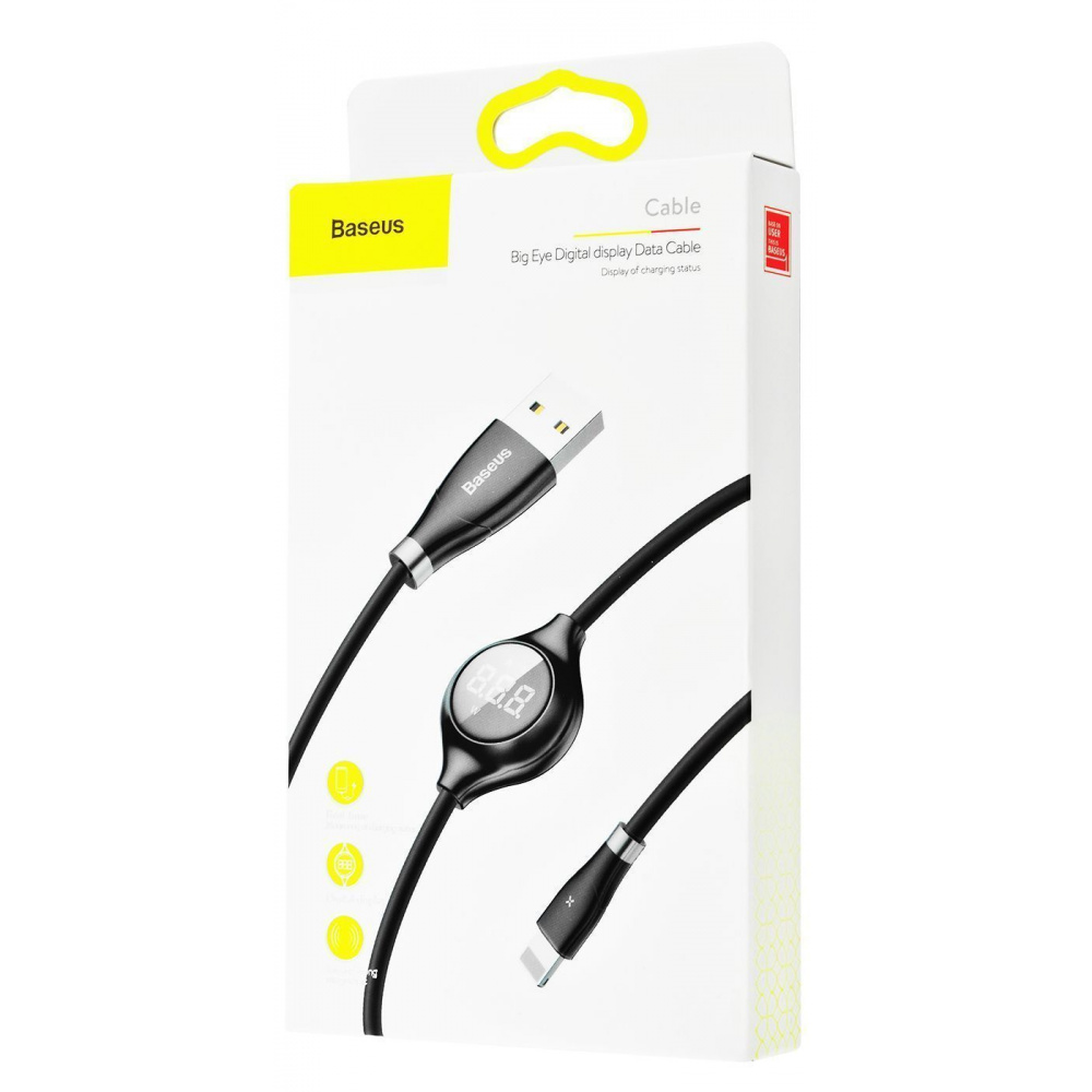 Кабель Baseus Big Eye Digital Display Lightning — Придбати в Україні