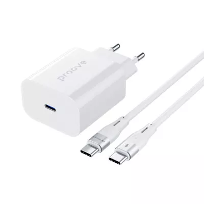 МЗП Proove Rapid 30W (Type-C) + Кабель Type-C to Type-C — Придбати в Україні