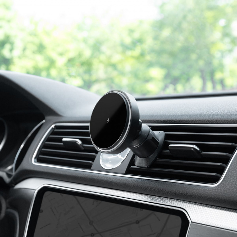 Автодержатель с Беспроводной Зарядкой Proove Light Circle 15W - фото 4