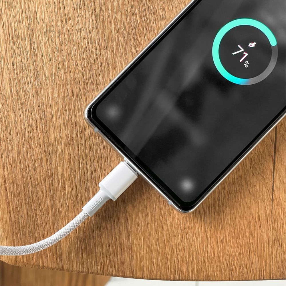 Кабель Baseus High Density Braided Fast Charging Data Type-C to Type-C 100W (2m) - фото 2