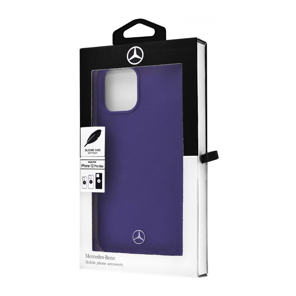 Чехол Silicone Mercedes-Benz Case iPhone 12 Pro Max - фото 1