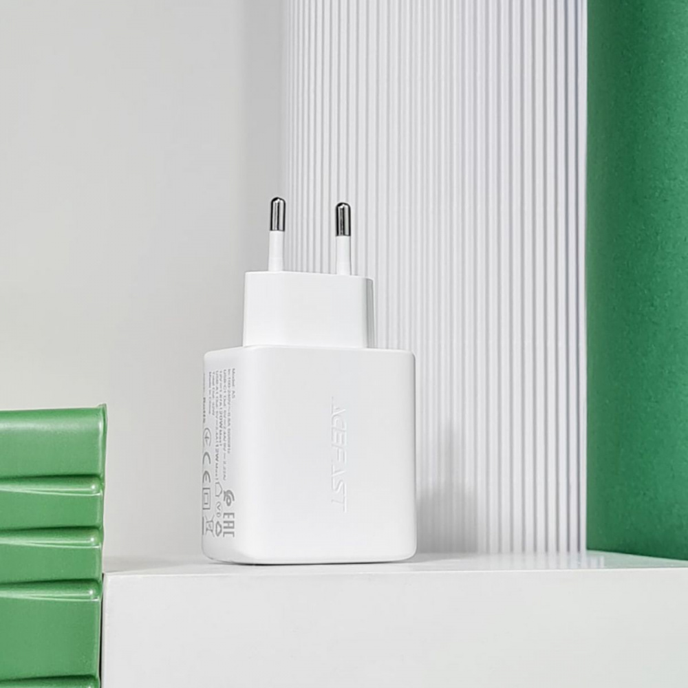 СЗУ Acefast A5 PD 32W (Type-C + USB) - фото 3