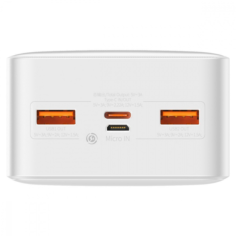 Портативна Батарея Baseus Bipow Overseas 20W 30000mAh — Придбати в Україні - фото 2