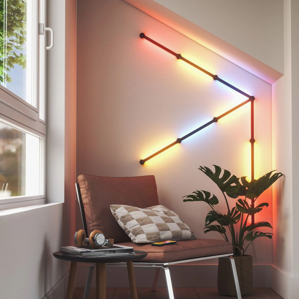 RGB Набір настінних світильників LED Smart Wall Lamp 9pcs (TuYa WIFI) — Придбати в Україні - фото 4