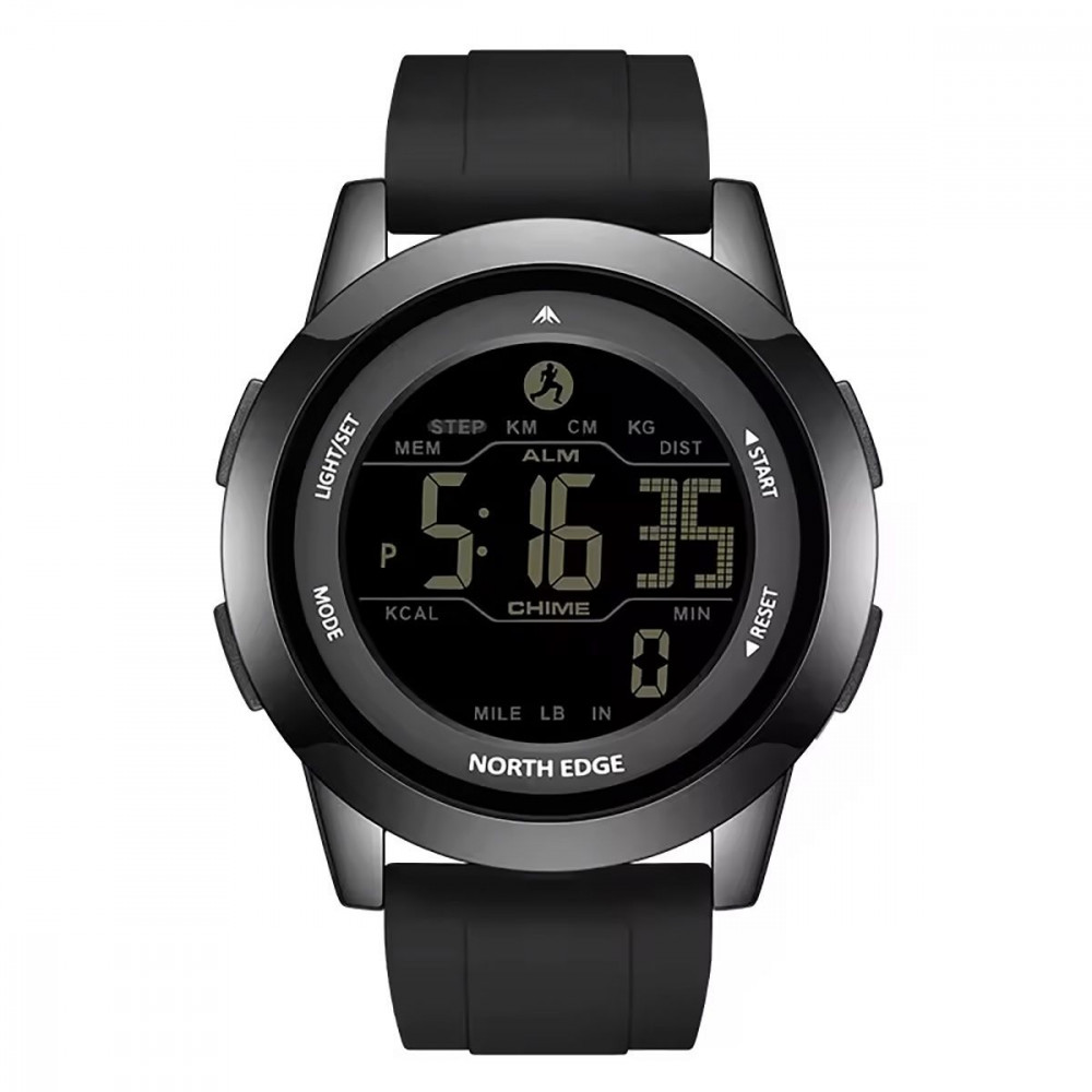 Механічний Годинник NORTH EDGE Apollo black на малюнкі №1