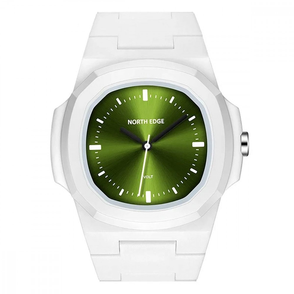 Механічний Годинник NORTH EDGE VOLT white/green на малюнкі №1