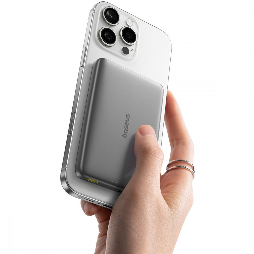 Портативна Батарея Baseus PicoGo Ultra-Slim Qi2 27W 10000mAh — Придбати в Україні - фото 5