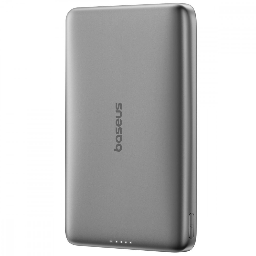 Портативная Батарея Baseus PicoGo Ultra-Slim Qi2 27W 10000mAh gray на картинке №1