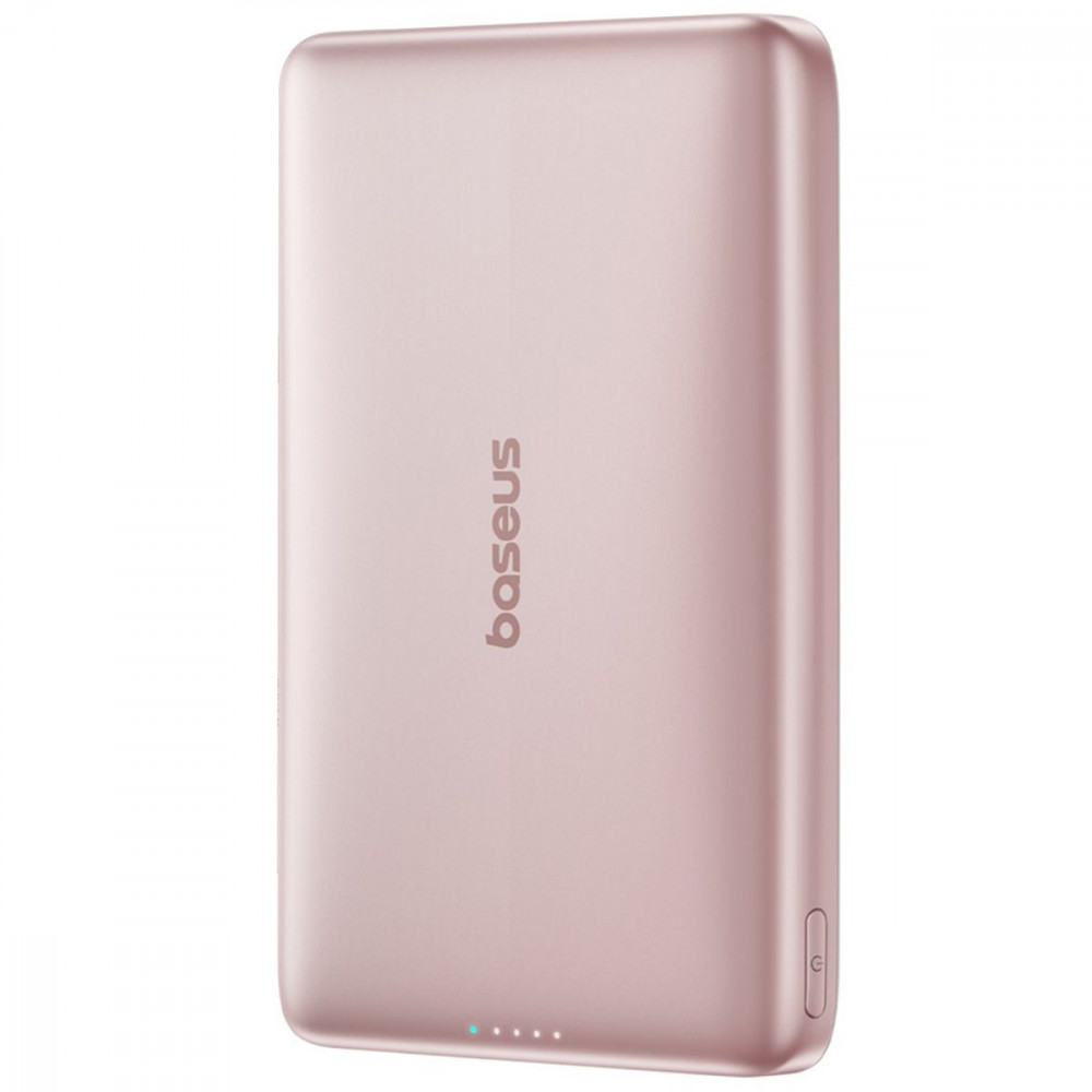 Портативна Батарея Baseus PicoGo Ultra-Slim Qi2 27W 10000mAh pink на малюнкі №1