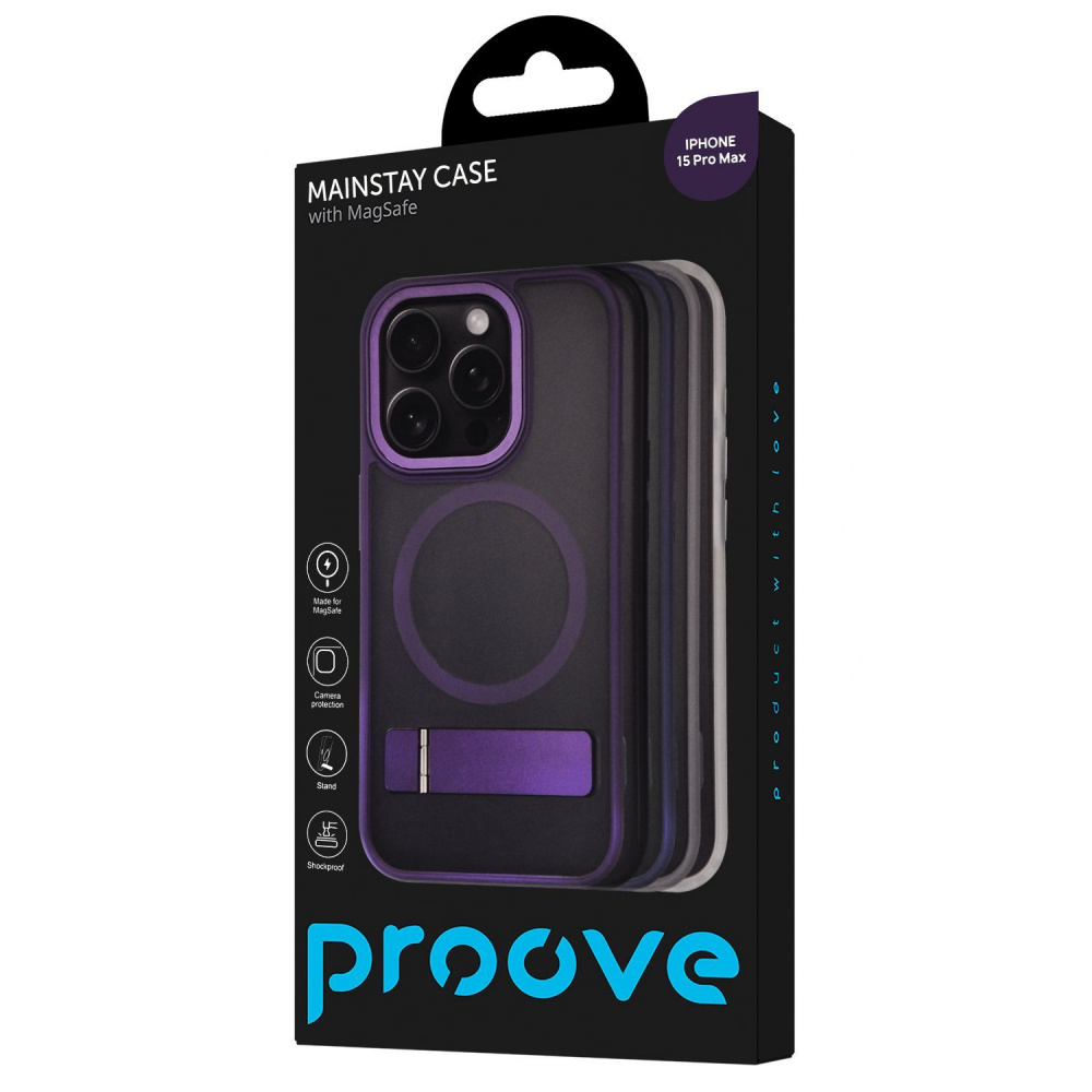 Чехол Proove Mainstay Case with Magnetic Ring iPhone 15 Pro Max - фото 1