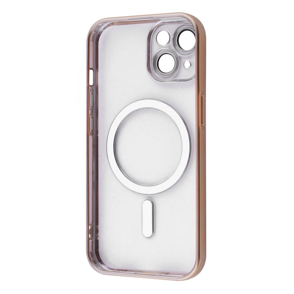 Чехол Metal Matte Case with Magnetic Ring iPhone 15 - фото 1