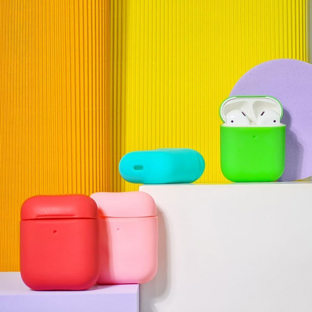 Чехол Silicone Case Slim for AirPods 2 - фото 5