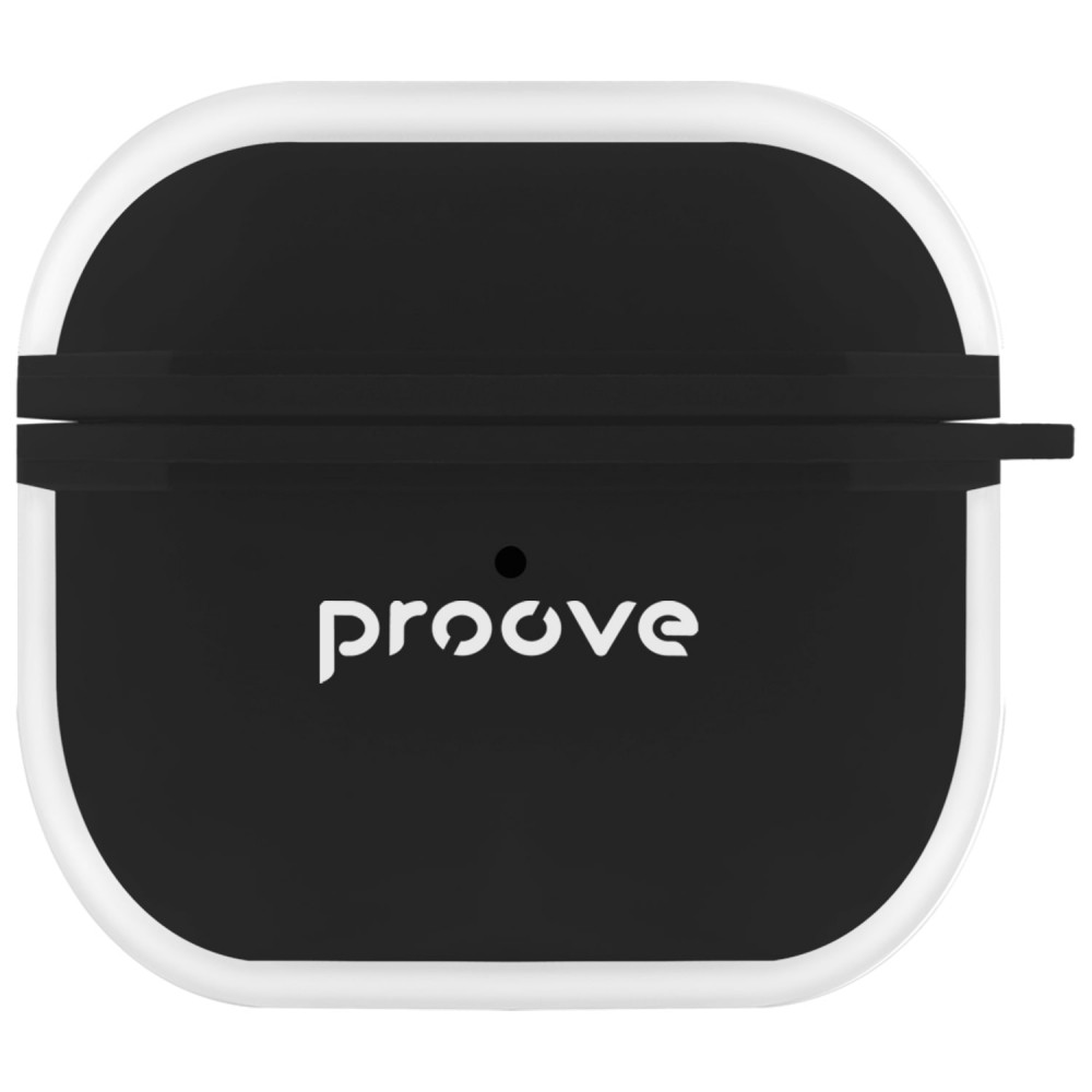 Чехол Proove Air Bump Case AirPods 4 black на картинке №1