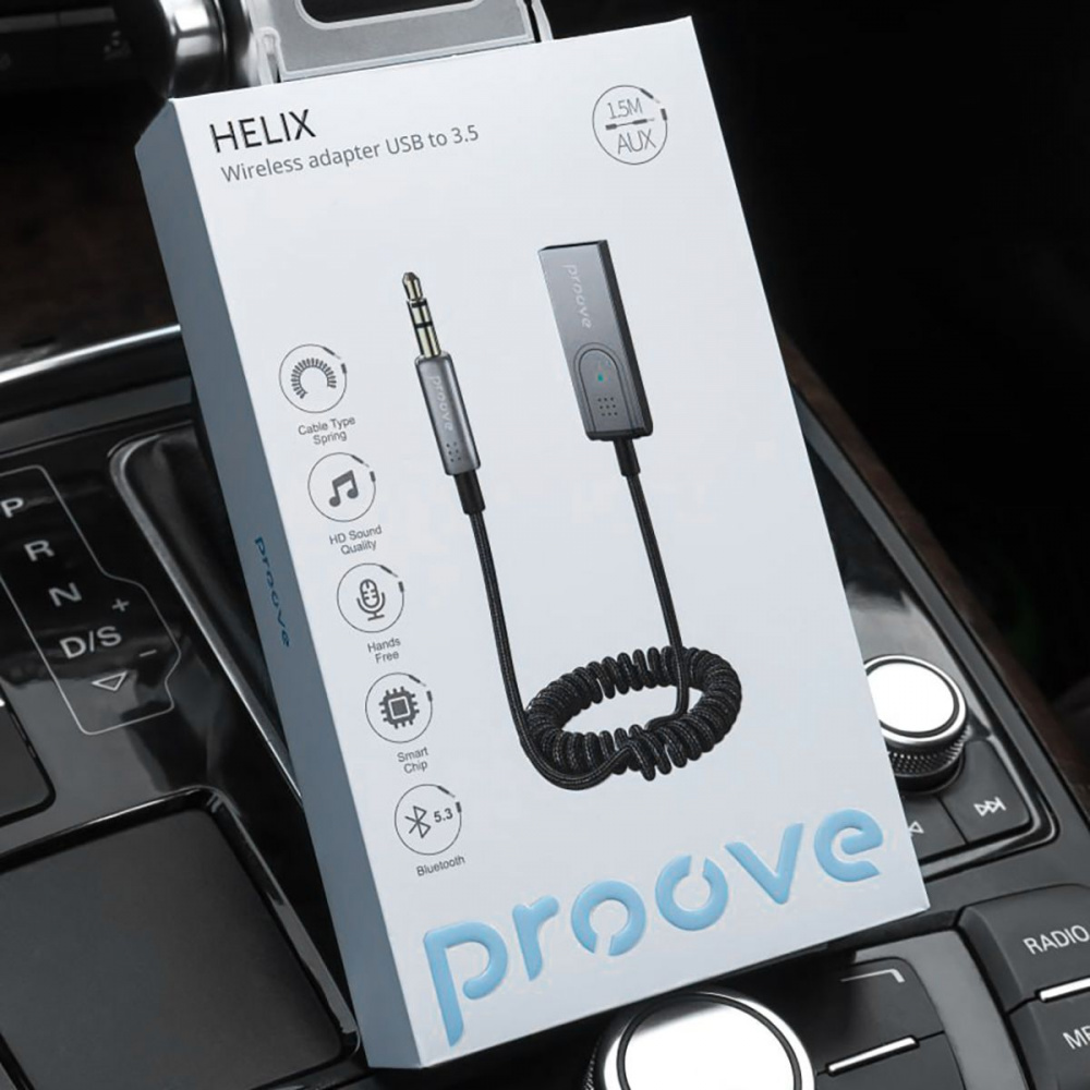 Автомобільний Аудіо Bluetooth Адаптер Proove Helix — Придбати в Україні - фото 2