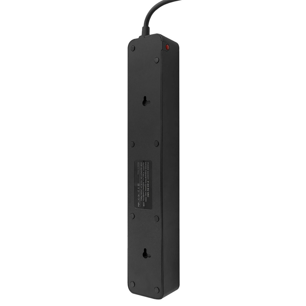 Мережевий фільтр Proove Power Strip P-04 (4 розетки + 4 USB + 2 Type-C) 3M black на малюнкі №4