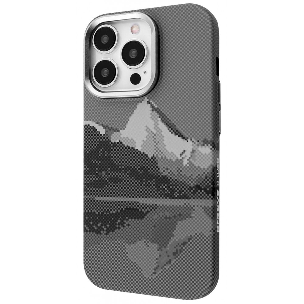 Чехол Proove Gleam Case with Magnetic Ring iPhone 13 Pro silver peak на картинке №1