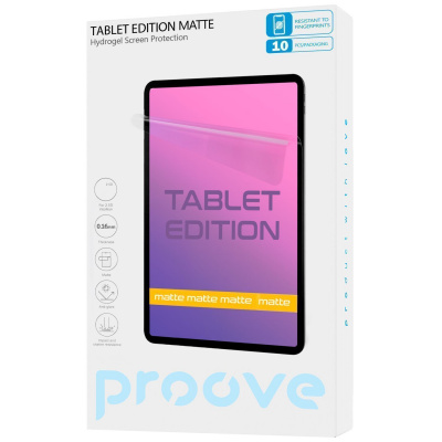Захисна гідрогелева плівка Proove Hydrogel Screen Protection TABLET EDITION Matte