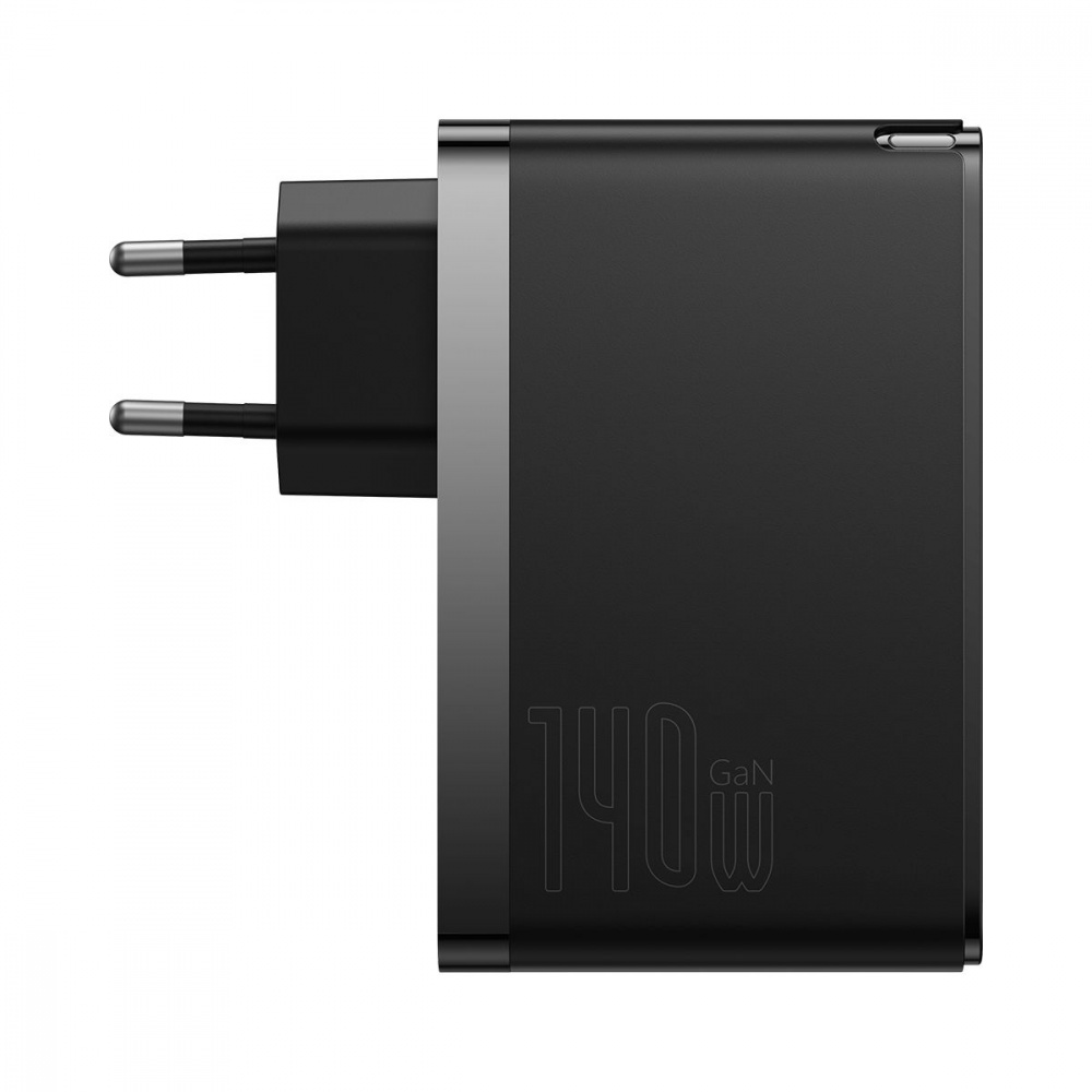СЗУ Baseus GaN5 Pro 140W (2 x Type-C + USB) + Кабель Type-C + Type-C 240W 1m - фото 10