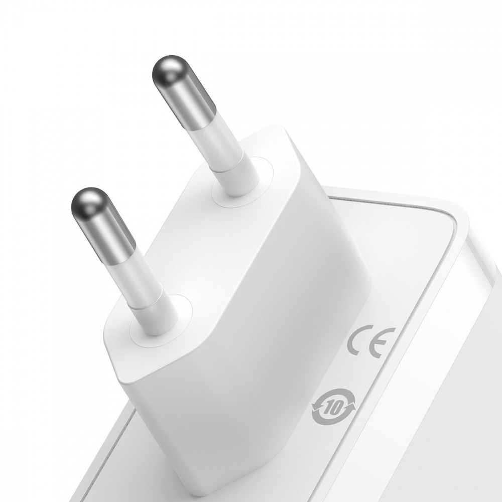 СЗУ Baseus GaN5 Pro 140W (2 x Type-C + USB) + Кабель Type-C + Type-C 240W 1m - фото 6