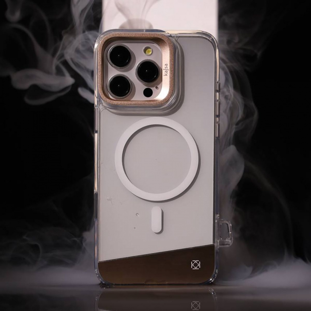 Чехол Kajsa Aluminium Shield with Magnetic Ring iPhone 16 - фото 3