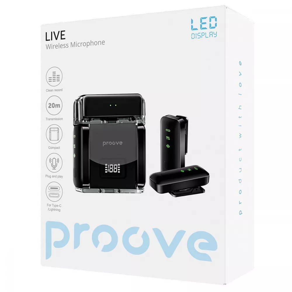 Беспроводной петличный микрофон Proove Live