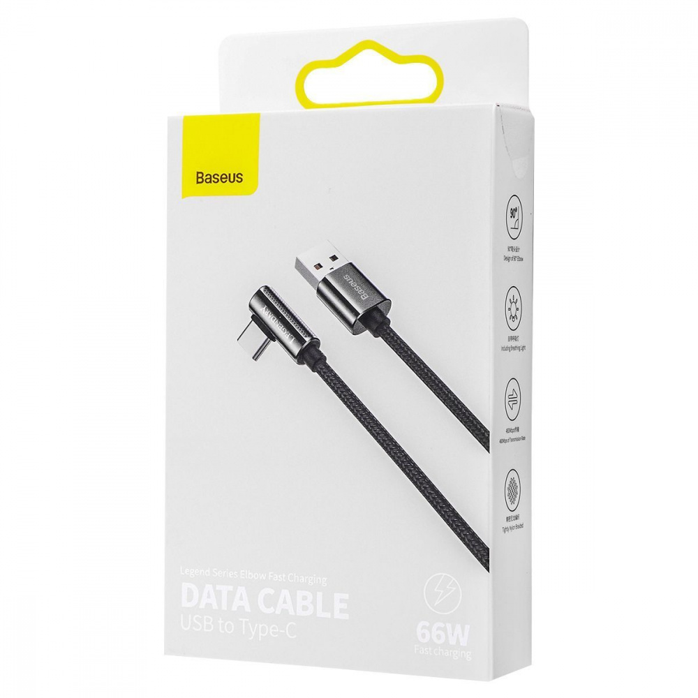Кабель Baseus Legend Series Elbow Fast Charging Type-C 66W (1m) — Придбати в Україні