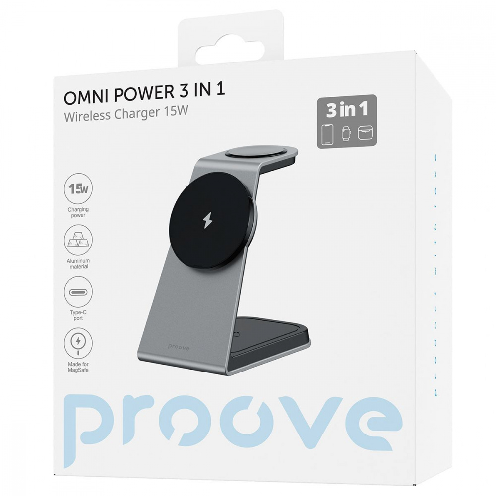 Бездротовий ЗП Proove Omni Power 3 in 1 — Придбати в Україні - фото 1