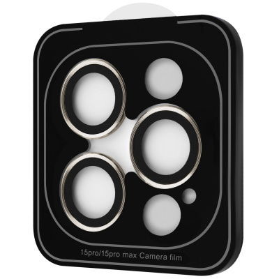 Захист камери Proove Achilles iPhone 15 Pro/15 Pro Max natural titanium