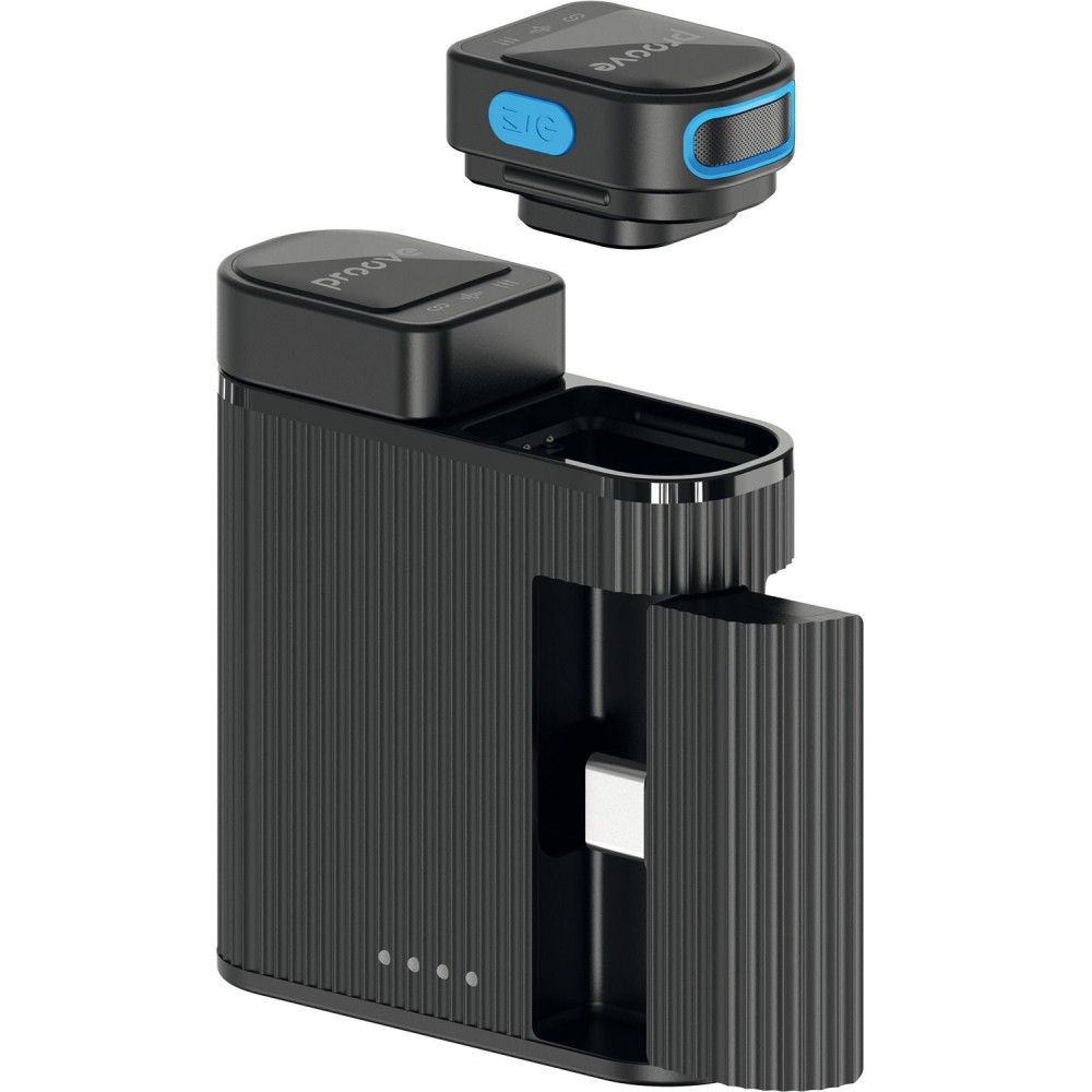 Беспроводной петличный микрофон Proove DualCast black (PDWM00002001) Черный на картинке №1